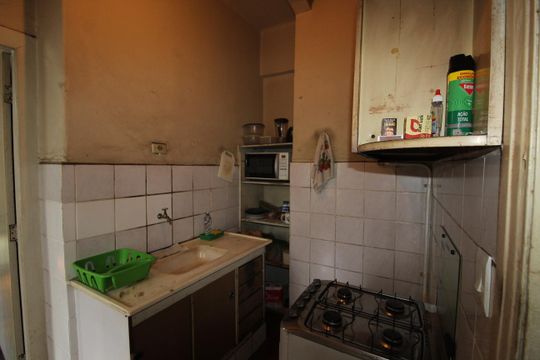 Cozinha de apartamento à venda com 1 quarto, 38m² em Santa Ifigênia, São Paulo