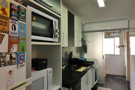 Cozinha  de apartamento à venda com 2 quartos, 87m² em Nova Petrópolis, São Bernardo do Campo