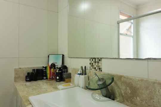 Quarto 1 - Suíte Banheiro  de apartamento à venda com 2 quartos, 87m² em Nova Petrópolis, São Bernardo do Campo