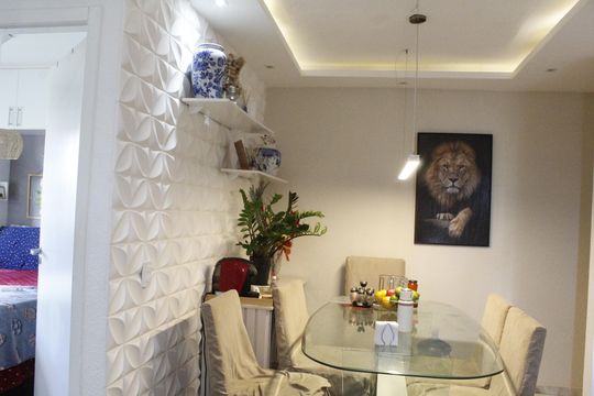 Sala de apartamento à venda com 2 quartos, 39m² em Gardênia Azul, Rio de Janeiro