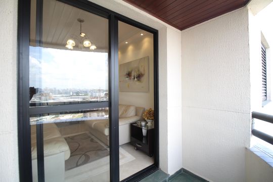 Varanda de apartamento à venda com 3 quartos, 83m² em Parque da Mooca, São Paulo