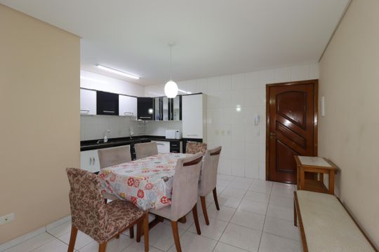 Sala de Jantar de apartamento à venda com 2 quartos, 73m² em Vila Curuçá, Santo André