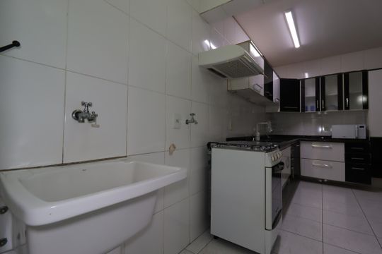 Área de Serviço de apartamento à venda com 2 quartos, 73m² em Vila Curuçá, Santo André