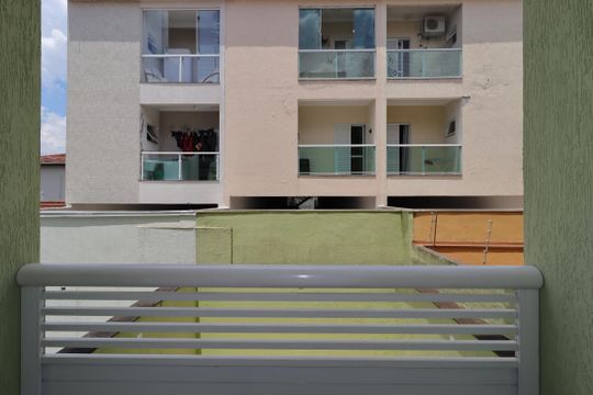 Sacada da Suíte de apartamento à venda com 2 quartos, 73m² em Vila Curuçá, Santo André