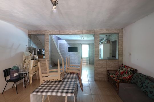 Área comum - Churrasqueira 1 de casa à venda com 3 quartos, 120m² em Mato Grande, Canoas