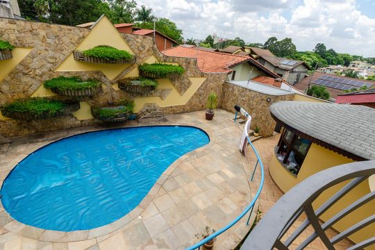 Suíte 1 - Sacada de casa para alugar com 5 quartos, 500m² em City América, São Paulo