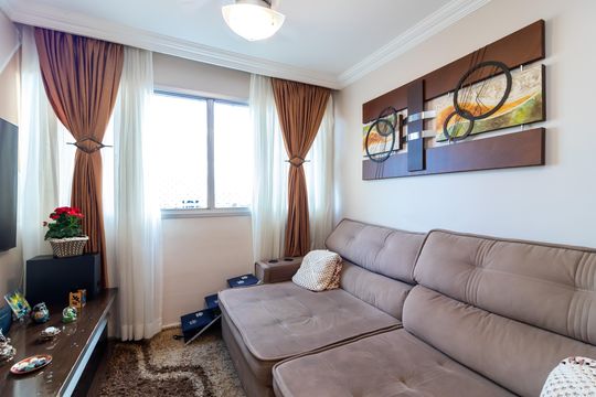 Sala de Estar de apartamento para alugar com 2 quartos, 73m² em Vila Siqueira (zona Norte), São Paulo