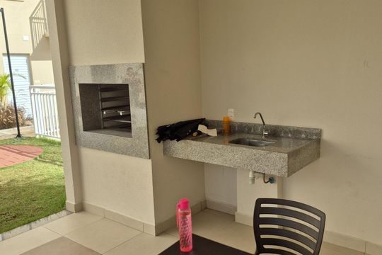 Área comum de apartamento à venda com 1 quarto, 27m² em Jardim Itacolomi, São Paulo