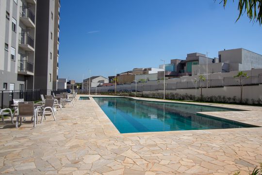 Área comum - Piscina de apartamento para alugar com 2 quartos, 42m² em Jardim Ibiti do Paco, Sorocaba