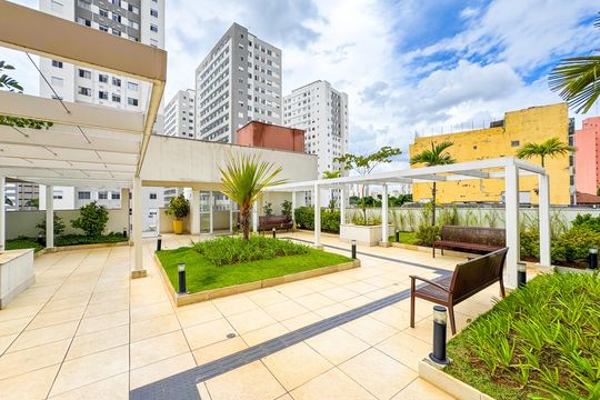 Área comum de apartamento para alugar com 1 quarto, 35m² em Cambuci, São Paulo