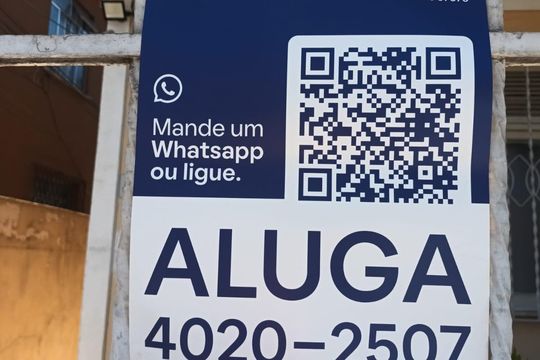 Placa de apartamento à venda com 1 quarto, 45m² em Higienópolis, Rio de Janeiro