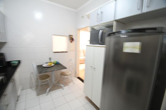 Cozinha de apartamento à venda com 2 quartos, 63m² em Jardim Proença, Campinas