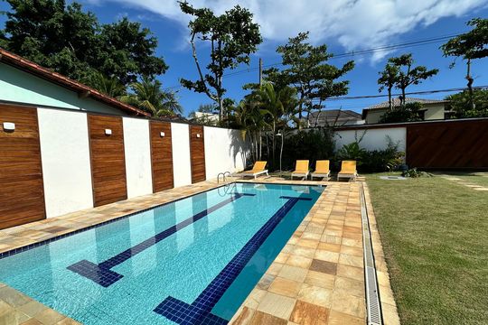 Área externa de casa à venda com 7 quartos, 614m² em Recreio dos Bandeirantes, Rio de Janeiro