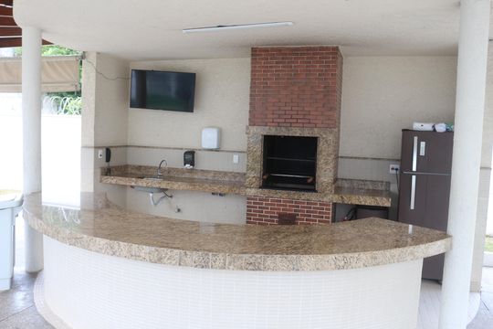 Área comum - Churrasqueira de apartamento à venda com 3 quartos, 162m² em Cerâmica, São Caetano do Sul