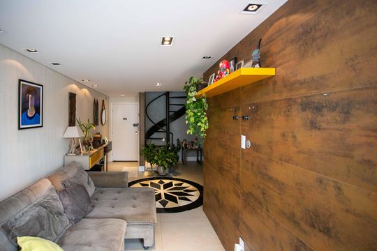 Sala de apartamento à venda com 3 quartos, 120m² em Centro, Diadema
