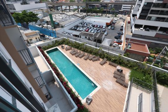 Vista da Varanda da Sala de apartamento à venda com 2 quartos, 37m² em Vila Independencia, São Paulo