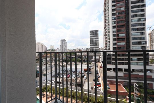 Varanda da Sala de apartamento à venda com 2 quartos, 37m² em Vila Independencia, São Paulo
