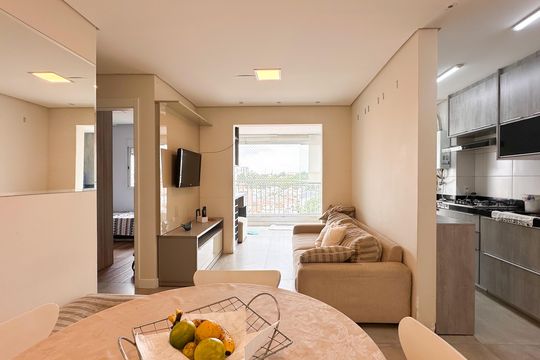 Sala de apartamento à venda com 2 quartos, 63m² em Jardim Paramount, São Bernardo do Campo