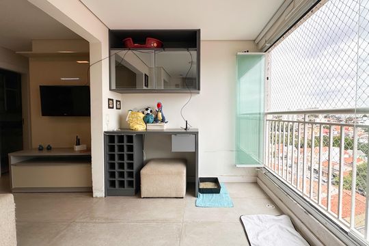 Sacada de apartamento à venda com 2 quartos, 63m² em Jardim Paramount, São Bernardo do Campo