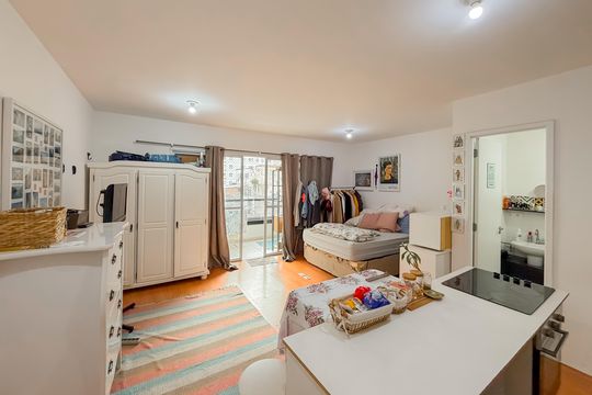 Sala e Quarto de apartamento à venda com 1 quarto, 39m² em Cambuci, São Paulo
