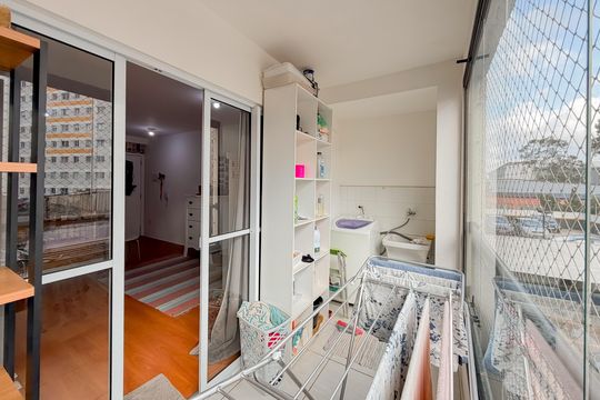 Varanda de apartamento à venda com 1 quarto, 39m² em Cambuci, São Paulo