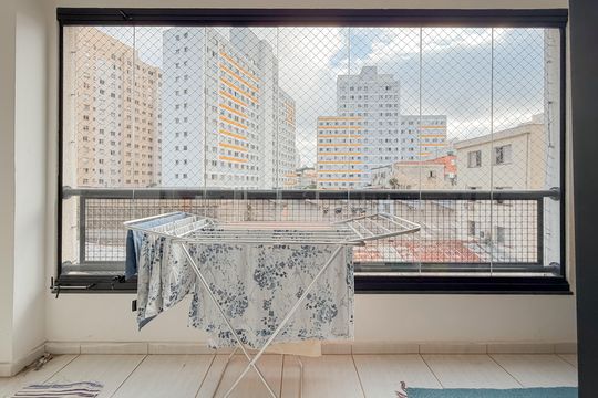 Varanda de apartamento à venda com 1 quarto, 39m² em Cambuci, São Paulo