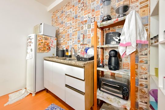 Cozinha de apartamento à venda com 1 quarto, 39m² em Cambuci, São Paulo
