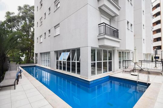 Piscina de apartamento à venda com 4 quartos, 205m² em Paraíso do Morumbi, São Paulo