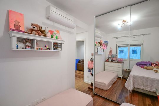 Suíte 2 de apartamento à venda com 4 quartos, 205m² em Paraíso do Morumbi, São Paulo