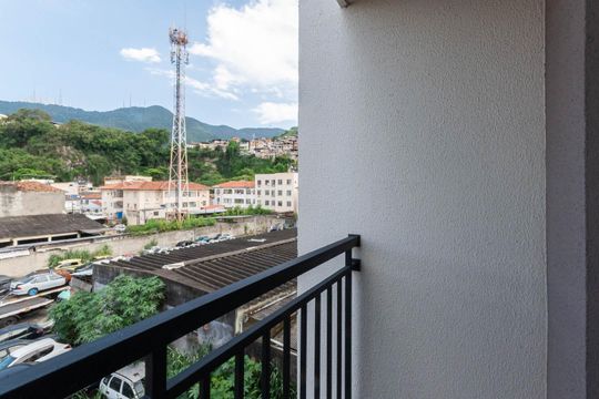 Varanda da Sala de apartamento à venda com 2 quartos, 44m² em Andaraí, Rio de Janeiro