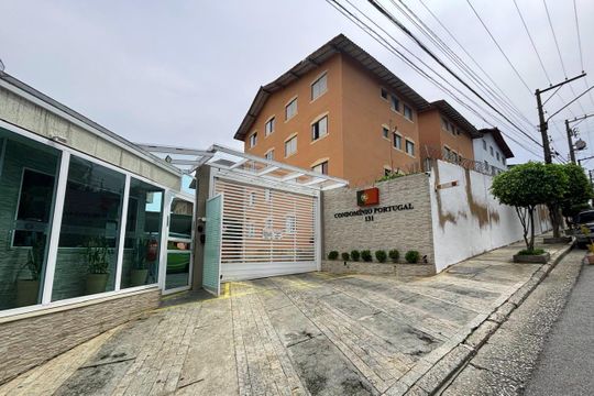 Fachada e Portaria  de apartamento à venda com 2 quartos, 54m² em Vila Marchi, São Bernardo do Campo