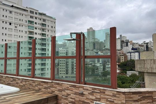 Área externa de apartamento à venda com 3 quartos, 200m² em Buritis, Belo Horizonte