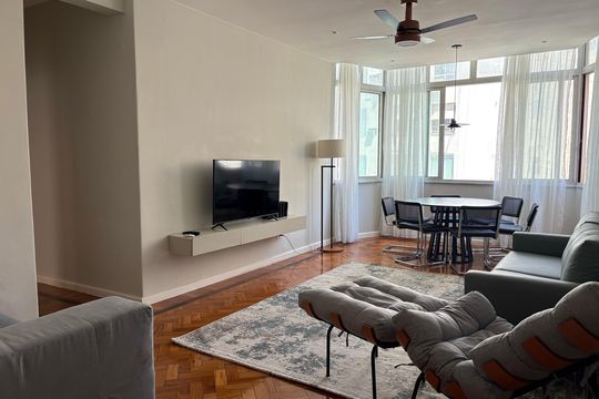 Sala de apartamento à venda com 3 quartos, 107m² em Copacabana, Rio de Janeiro