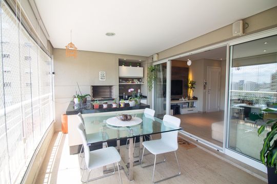 Varanda Gourmet de apartamento à venda com 3 quartos, 103m² em Vila Cruzeiro, São Paulo