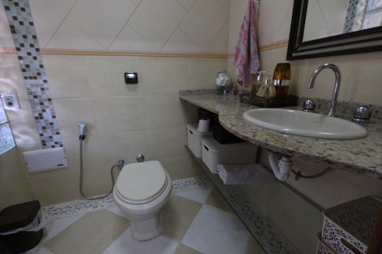 Banheiro da Suíte de casa à venda com 3 quartos, 375m² em Vila Nova Pauliceia, São Paulo