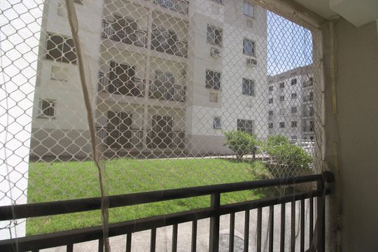 Sala - Varanda de apartamento para alugar com 1 quarto, 48m² em Taquara, Rio de Janeiro