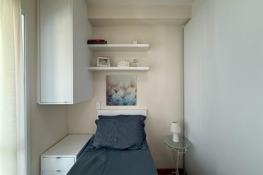 Suíte  de kitnet/studio para alugar com 1 quarto, 36m² em Brooklin, São Paulo