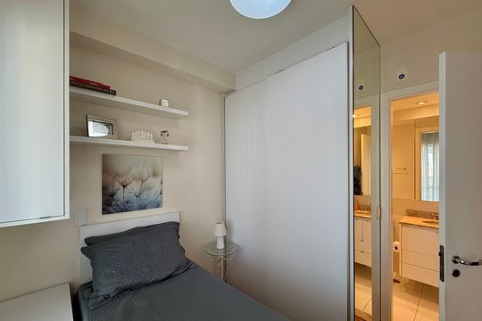Suíte  de kitnet/studio para alugar com 1 quarto, 36m² em Brooklin, São Paulo