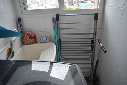 Área de Serviço de apartamento à venda com 3 quartos, 103m² em Casa Branca, Santo André