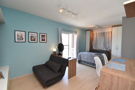 Studio de apartamento à venda com 1 quarto, 27m² em Cristo Rei, Curitiba