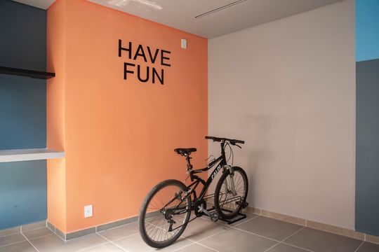 Área comum - Bicicletário de apartamento à venda com 1 quarto, 30m² em Vila Monte Alegre, São Paulo