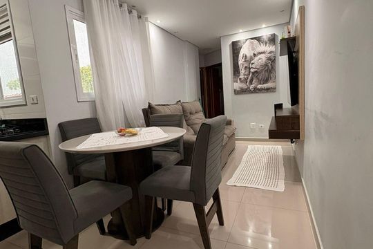 Sala de apartamento à venda com 2 quartos, 110m² em Parque Oratório, Santo André