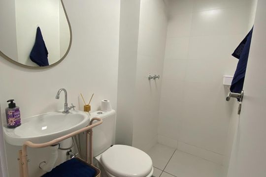 Banheiro de apartamento à venda com 1 quarto, 45m² em Centro, Rio de Janeiro