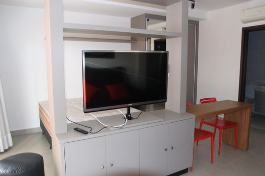Sala de apartamento para alugar com 1 quarto, 60m² em Setor Bueno, Goiânia
