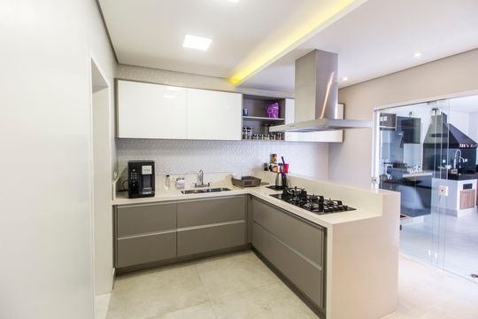 Cozinha de casa de condomínio à venda com 4 quartos, 379m² em Centro de Apoio I (alphaville), Santana de Parnaíba