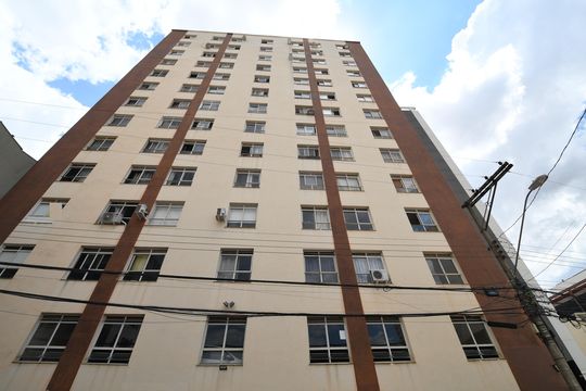 Fachada do Prédio de kitnet/studio para alugar com 1 quarto, 36m² em Centro, Campinas