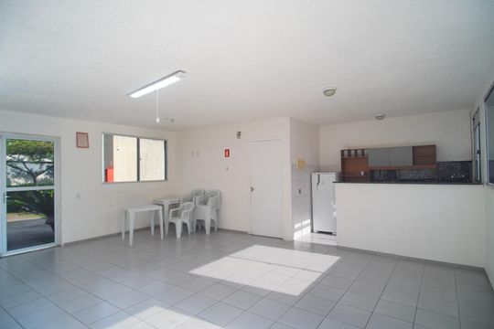 Área comum - Salão de festas de apartamento à venda com 2 quartos, 42m² em Santos Dumont, São Leopoldo
