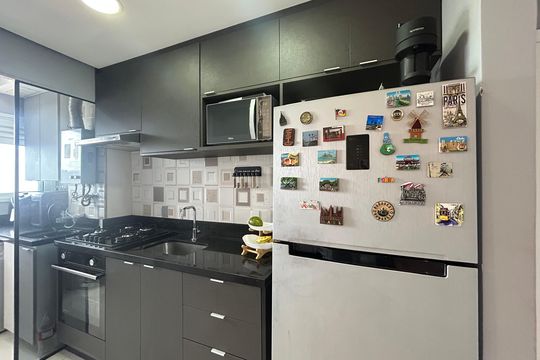 Cozinha de apartamento à venda com 2 quartos, 49m² em Jardim Cidade Pirituba, São Paulo