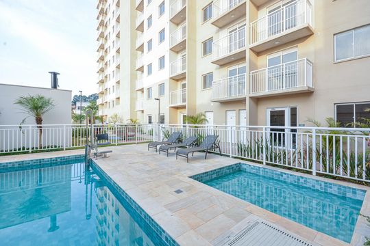 Área comum - Piscina de apartamento à venda com 2 quartos, 34m² em Jardim Itacolomi, São Paulo