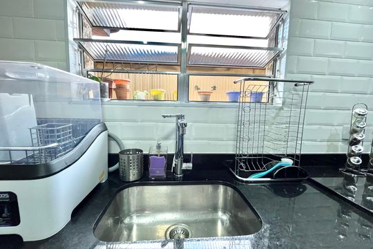 Cozinha de casa para alugar com 2 quartos, 77m² em Cidade Ademar, São Paulo